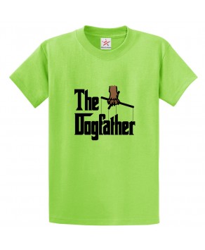 The DogFather Classic Mens Kids and Adults T-Shirt For Pet Lovers